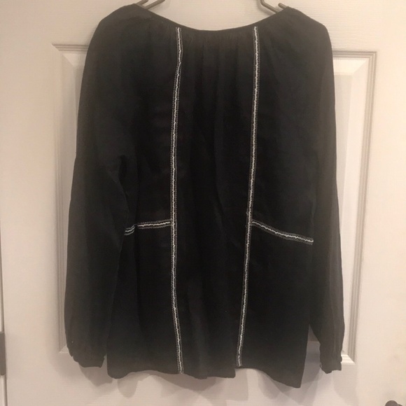 St Tropez West size L pullover linen top. NWT - Picture 5 of 5